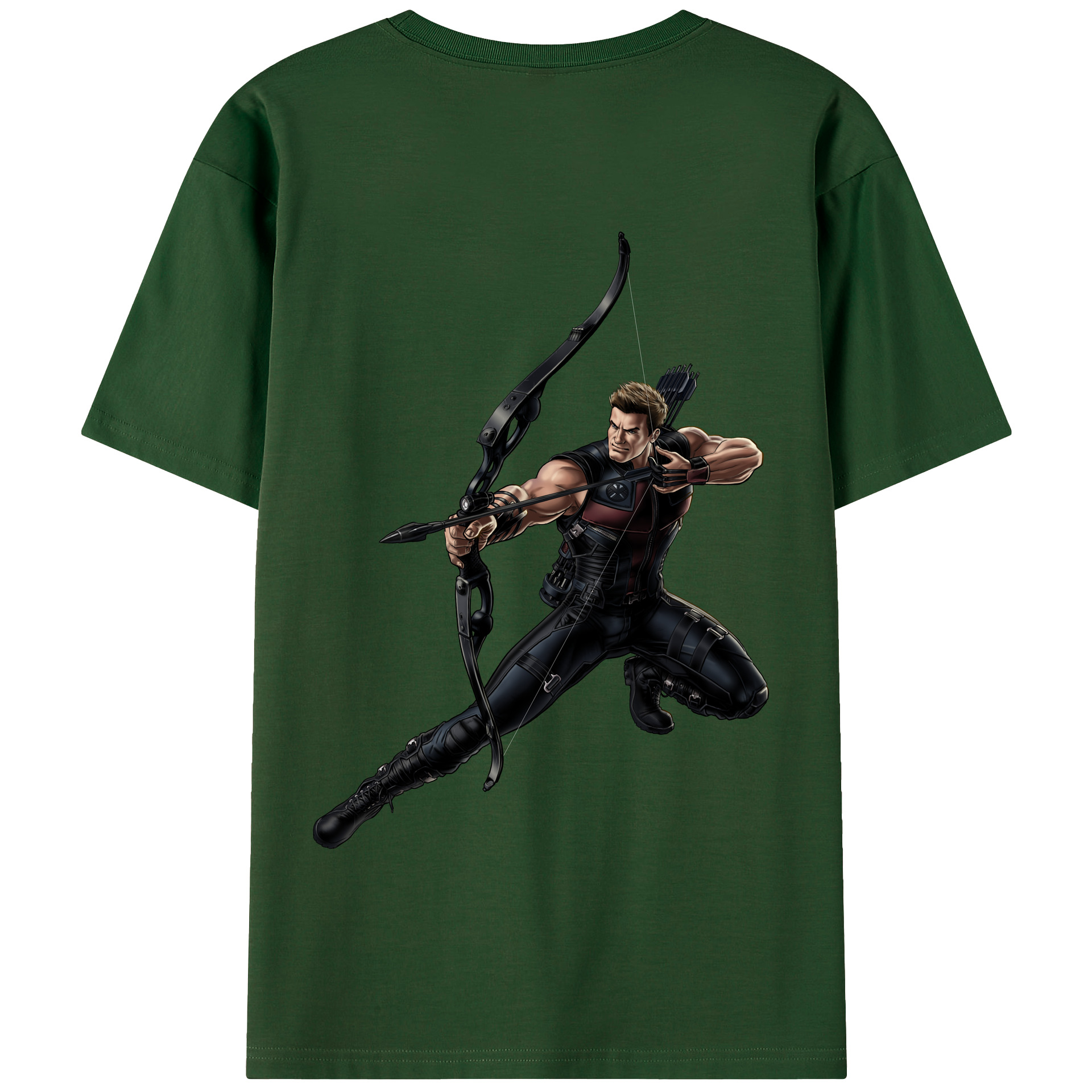 （画像用） アベンジャーズ The Avengers 綿100％半袖Tシャツ（背面プリント）